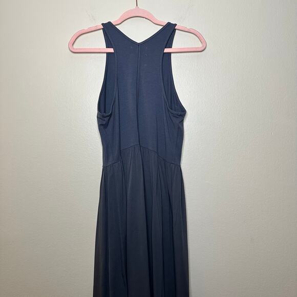 NWT Lou & Grey Mediamix Midi Racerback Dress Women Medium Ballet core minimalist - Picture 8 of 11